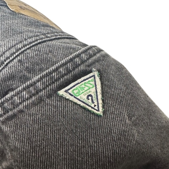 |VTG| GUESS 90s Pascal Baggy Tapered Raw Hem Jeans - Picture 6 of 8